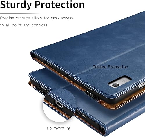 Miniatura 6 de Funda para Lenovo Tab M9 de 9.0 pulgadas (TB-310FU, lanzada en 2023) Funda de piel sintética de negocios con soporte multiángulo con soporte para