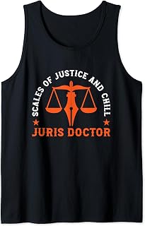 Juris Doctor Lawyer Law Degree School Graduate Tank Top