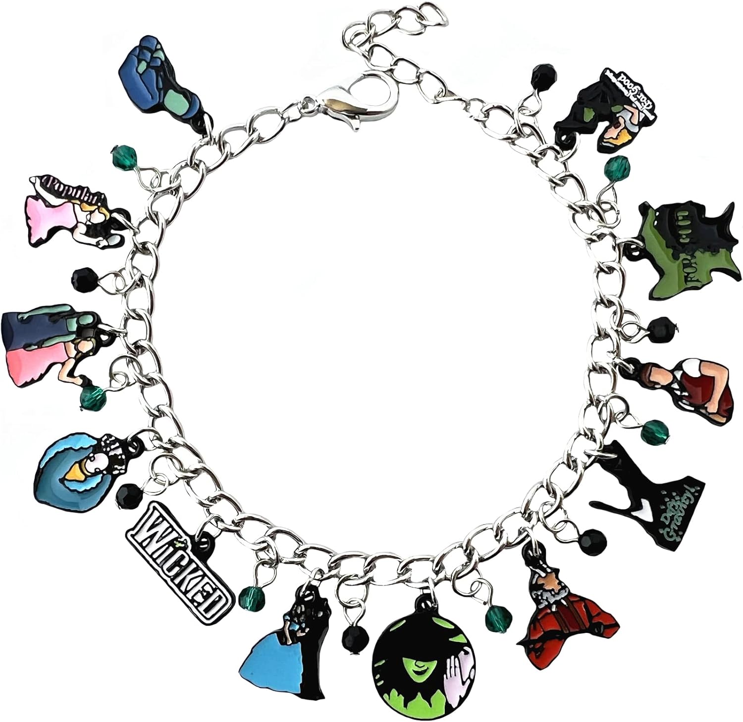 Horror Bracelet Metal Charm Bracelet for Men and Women