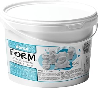 Darwi - Masilla de modelaje (3 kg), Color Blanco