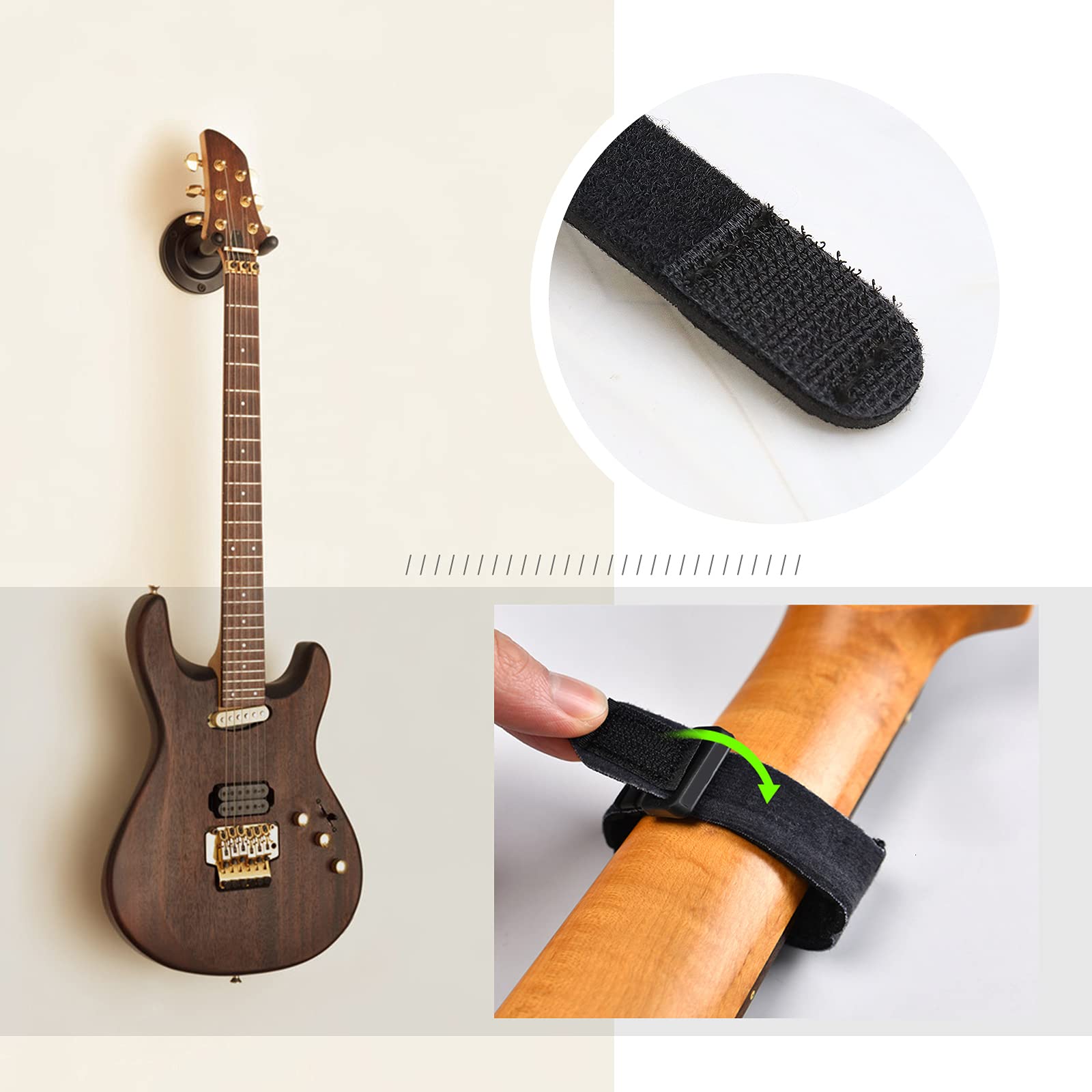 Guitare Fret-wraps Silencieux Outil 190mm en Coton Fournitures Partie Basse de Guitare d'enveloppe Frette Convient à 6 Cordes/Basse à 4 Cordes
