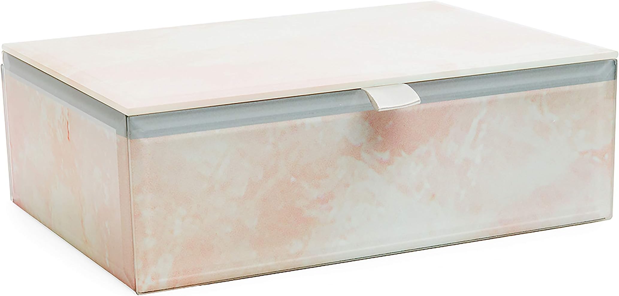 Lola Rose Jewellery Box Stone Print Rose Quartz