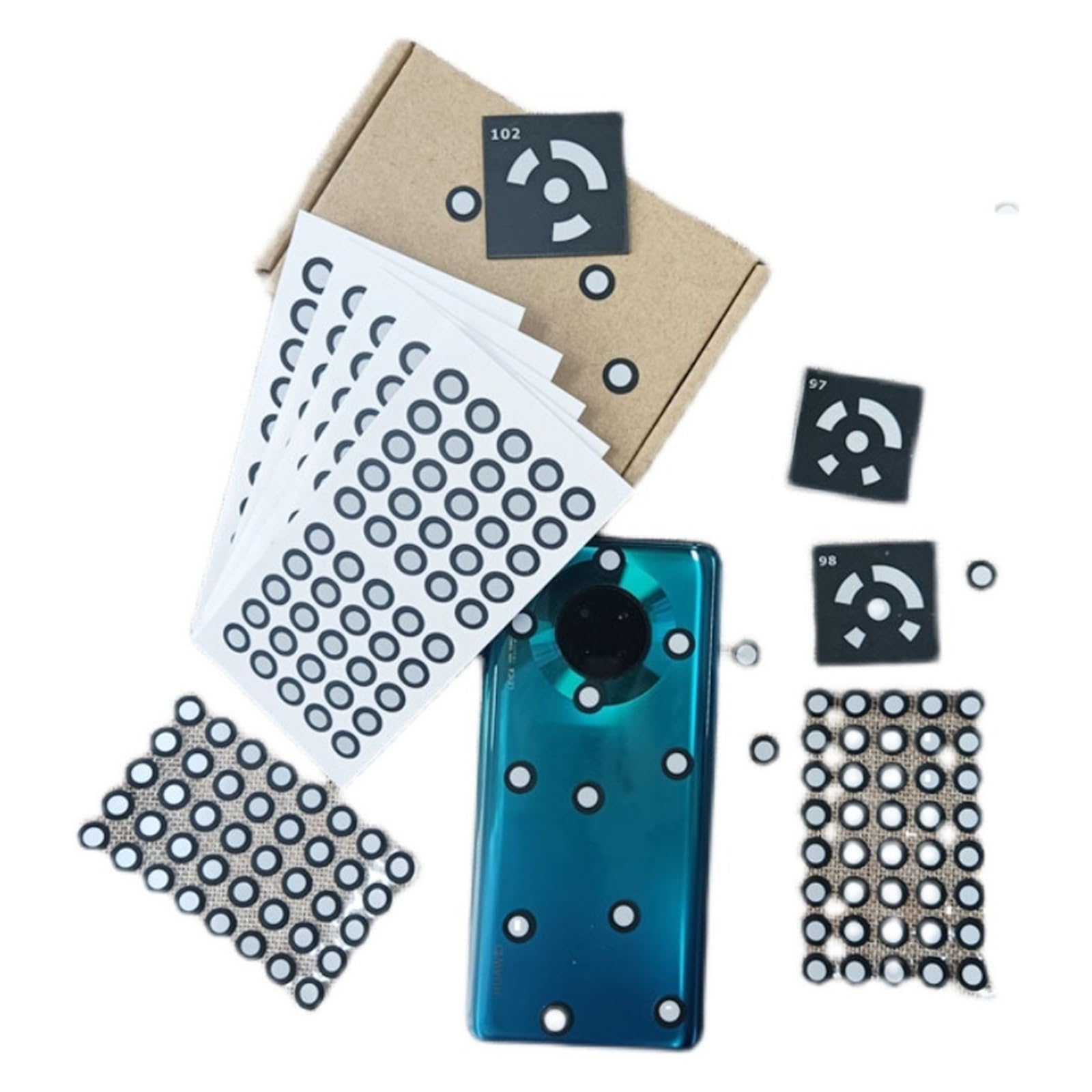 3D-Scan-Marker/Punkte/Aufkleber, Positionierungsziele – Kompatibler 3D-Scanner Zur schnellen Identifizierung(Mag inner 3 outer 6mm(1000))