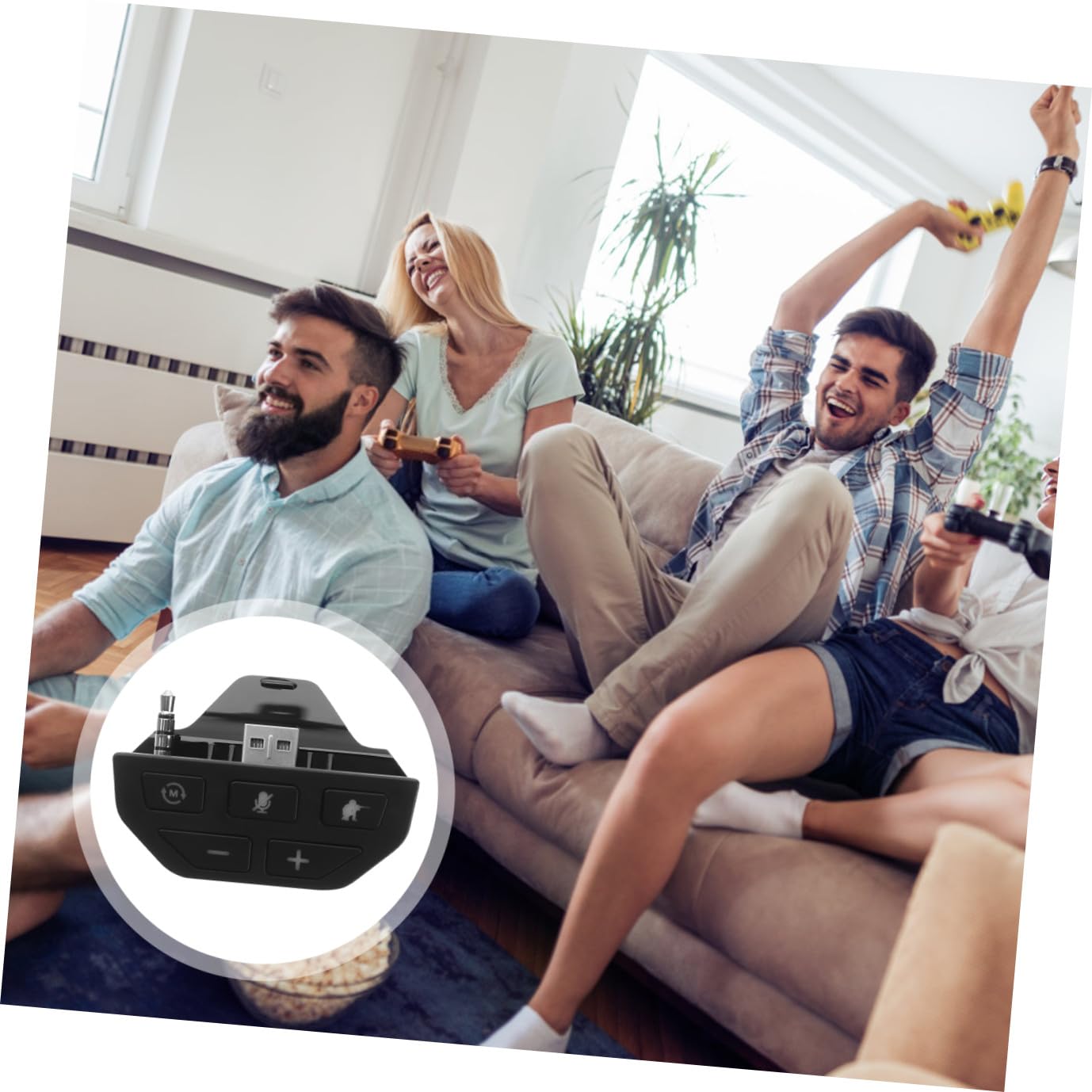 OSALADI 3stücke Stereo Headset Adapter Für One Audioanschluss Kompatibel Mit Gaming-headsets Langlebiges Material Für Spiele Ermöglicht Stereo-Sound Und Voice-Chat