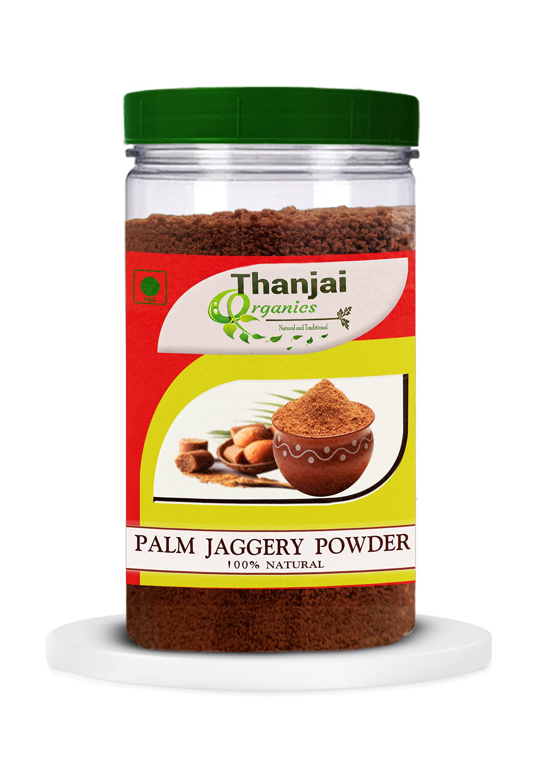 Thanjai Organics Palm Jaggery Powder | Natural and Unrefined | Karupatti Powder | No Chemicals, No Preservatives and No Artificial Colors (B0BMTQKF1S) Amazon Price History, Amazon Price Tracker