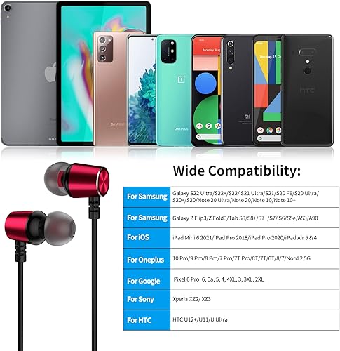 Miniatura 8 de APETOO Auriculares USB C para iPhone 15, 16 Pro Max, Samsung S21, S22, S23, S24, Ultra Flip Fold A55, A54, A9, cancelación de ruido, auriculares