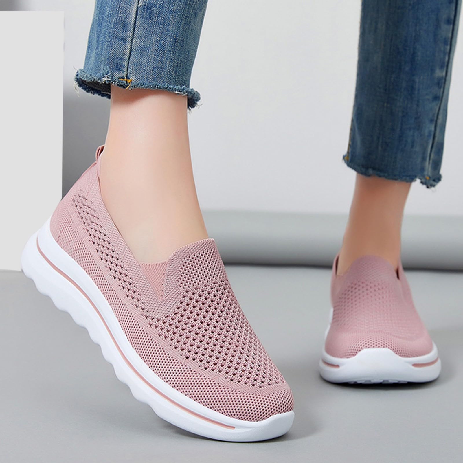 Generisch Scarpe da ginnastica estive da donna, leggere, traspiranti