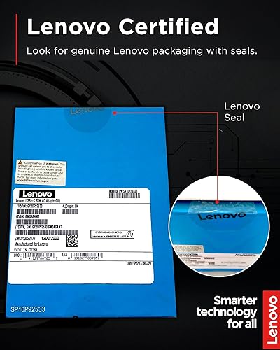 Miniatura 6 de Lenovo Adaptador de CA estándar USB-C de 65 W para Lenovo Yoga C930-13, Yoga S730-13, Yoga 920-13, Yoga 730-13, IdeaPad 730s-13, GX20P92530 Negro