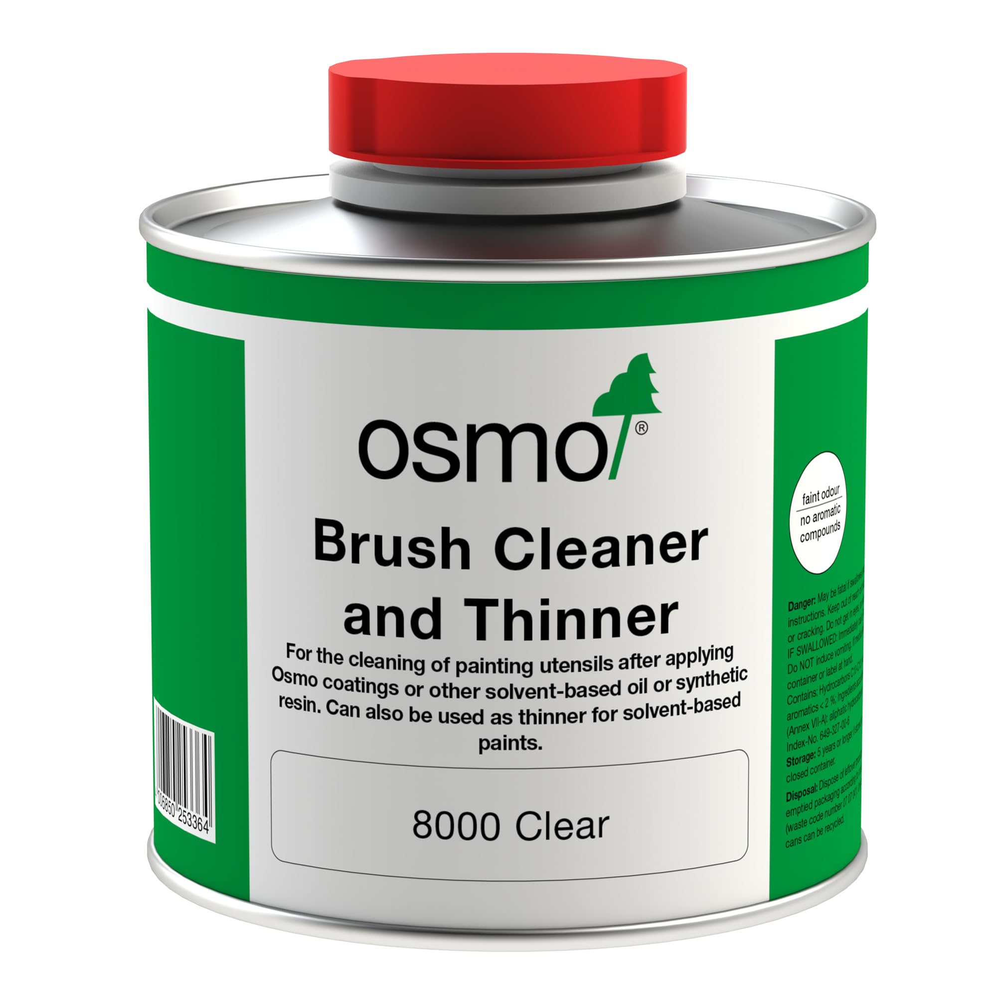 Osmo Brush Cleaner and Thinner 8000G  500ml Tin