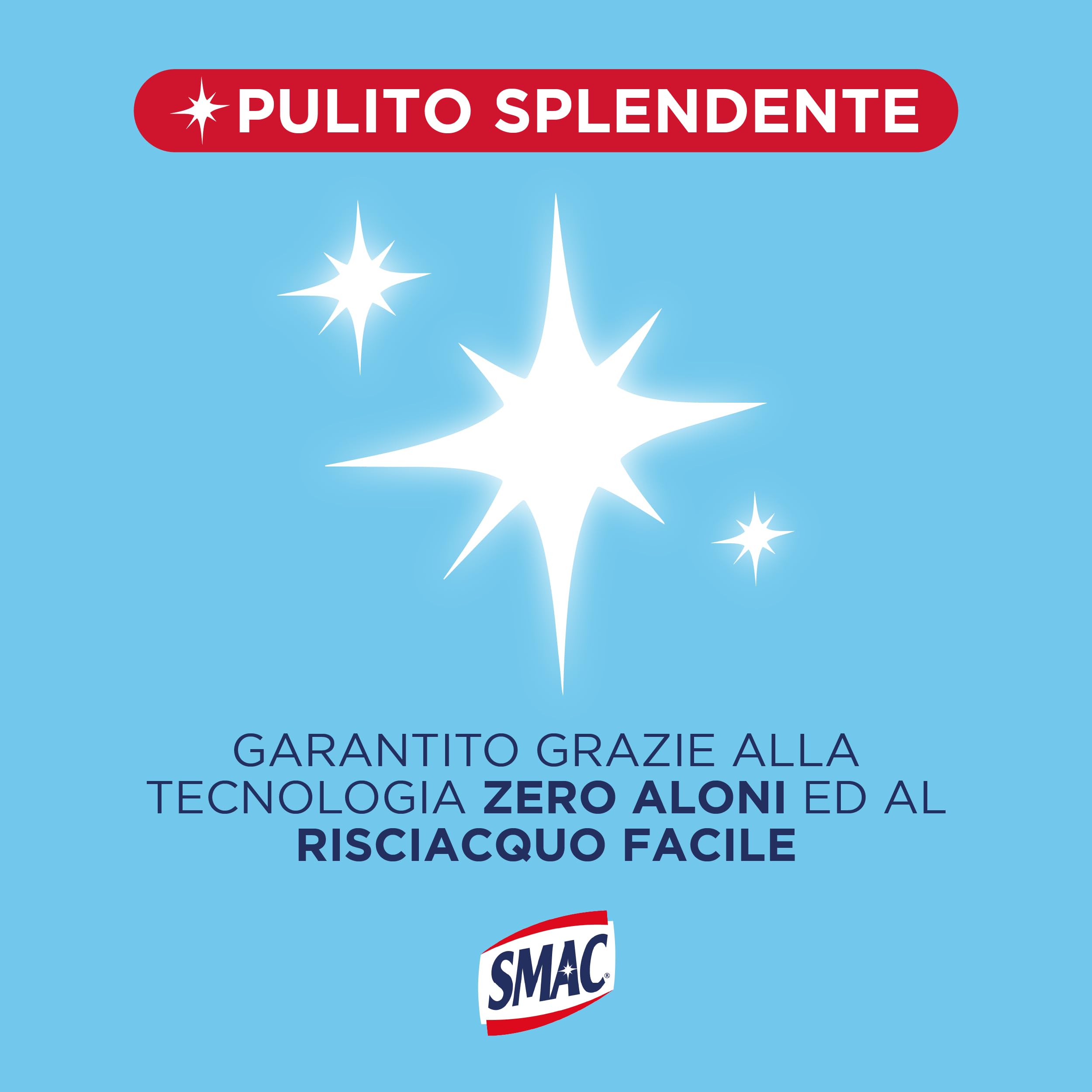 Smac - Scioglicalcare Gel, Detergente Anticalcare Bagno, Azione Igienizzante e Brillantezza, 500 ml x 20 Pezzi