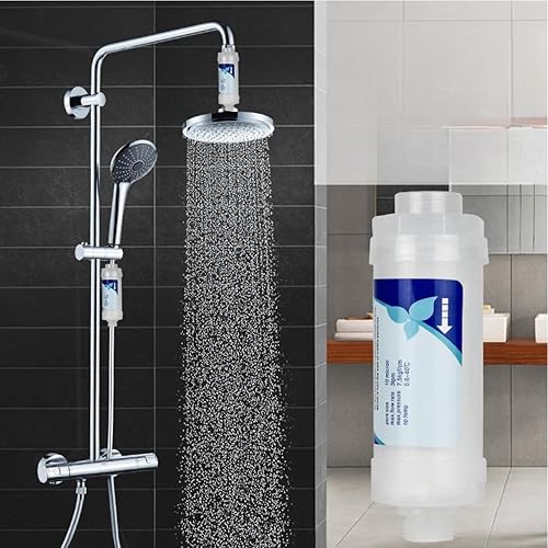 Miniatura 5 de Filtro de ducha para agua dura, filtro de agua universal de alta precisión, cartucho de algodón PP de 5 micrones, reutilizable, filtro de cabezal de