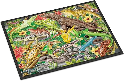 Caroline's Treasures PRS4047JMAT - Tapete de 24 x 36 pulgadas para puerta delantera, para interiores y exteriores, para entrada, antideslizante,