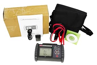 Digital Micro Ohmmeter Micro Ohm Meter DC Low Resistance Tester 0.001m to 300.0K USB Interface for Measuring Transformer Windings,The Wire Resistance of Cables,Switches Contact Resistance,Etc