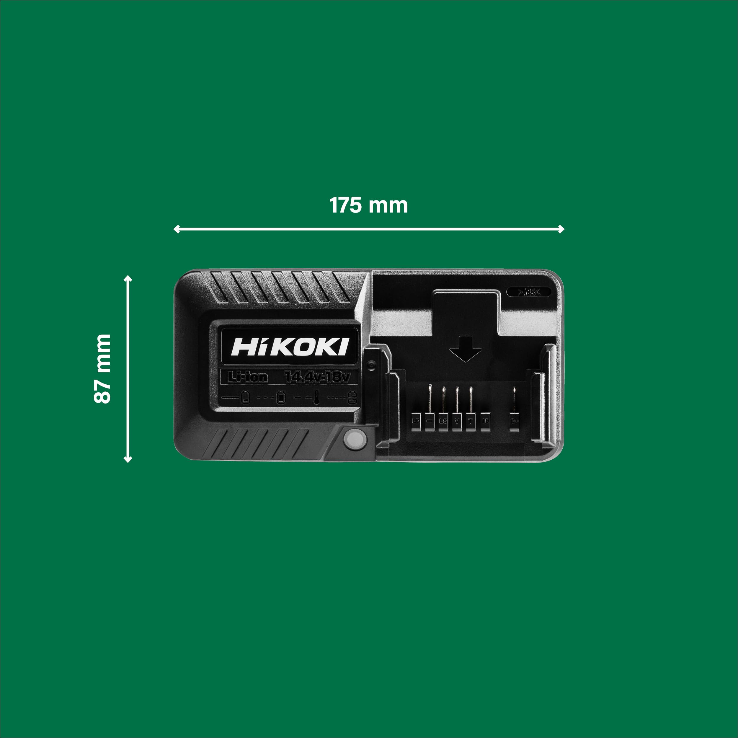 HIKOKI UC18YKSL 14,4/18V Akku Ladegerät 230V