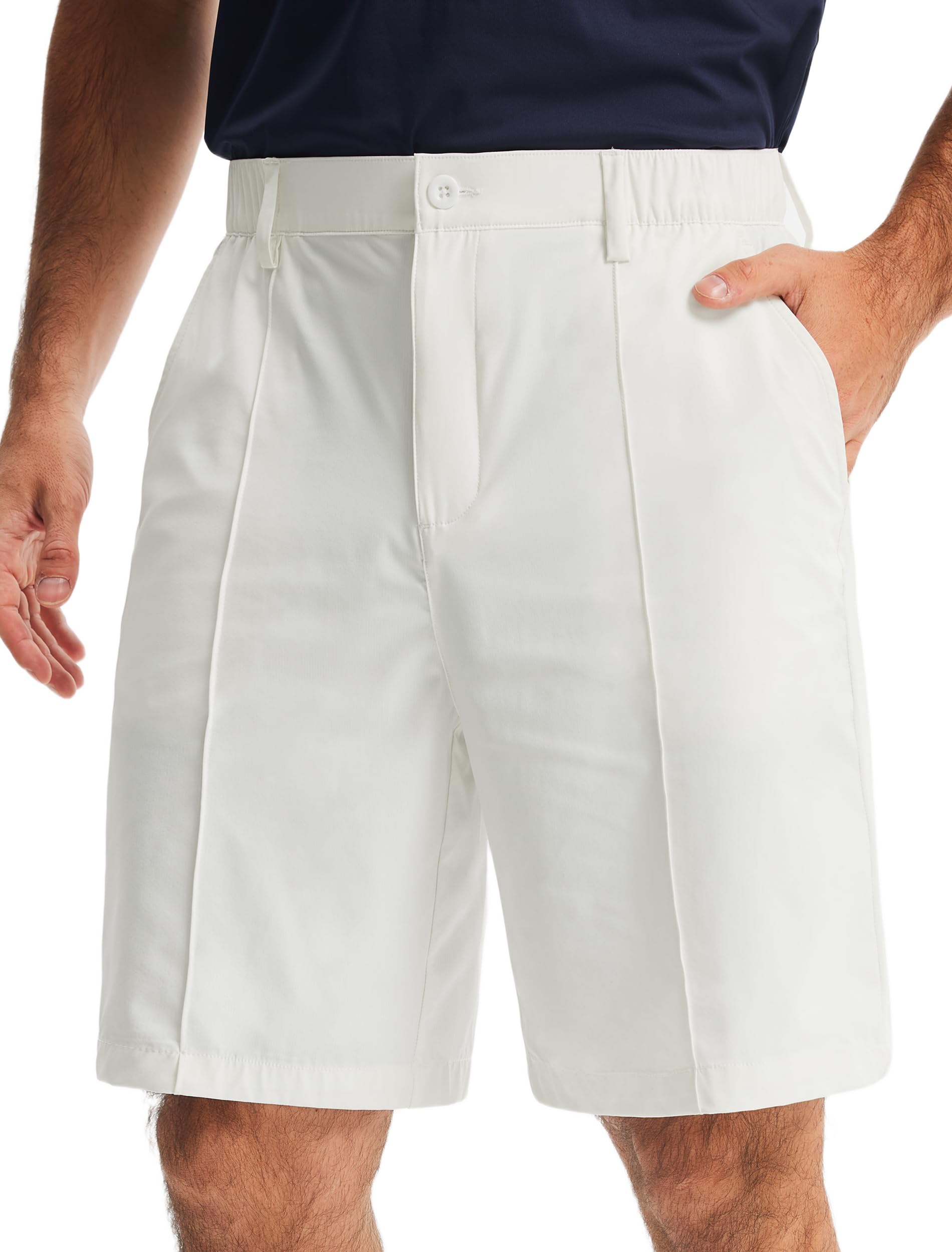 Libin Mens Classic Fit 9 Golf Shorts All Day Comfy Casual Shorts Quick Dry Lightweight Dress Travel Summer