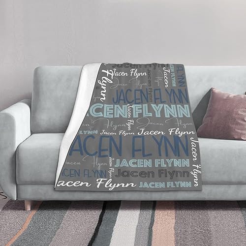 Miniatura 104 de Dr.TOUGH Mantas personalizadas para niños y adultos, manta personalizada con nombre para niños, manta con monograma con nombres personalizados