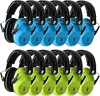 Floriogra 12 Pack Kids Noise Canceling Headphones - Ear Protection Earmuffs for Autism, Concerts, Fireworks | 28dB SNR, Ages 3-16