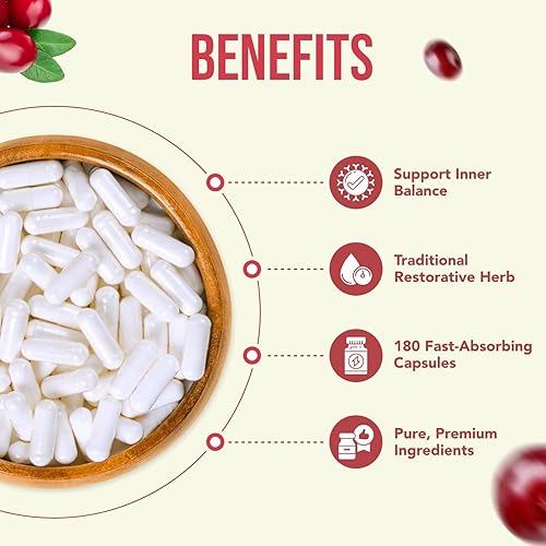 Miniatura 4 de Suplemento de berberina de alta resistencia de 500 mg – Una vez al día potente berberina 500 mg Suplemento antioxidante de quercetina para el