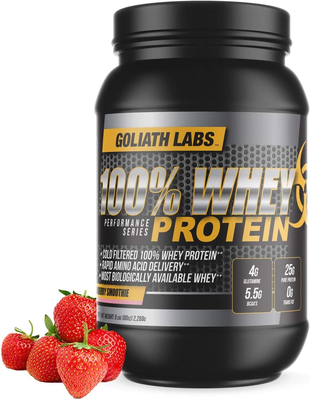 Amazon.com: Twinlab 100% Whey Protein Fuel Supplement, Strawberry, 2 ...
