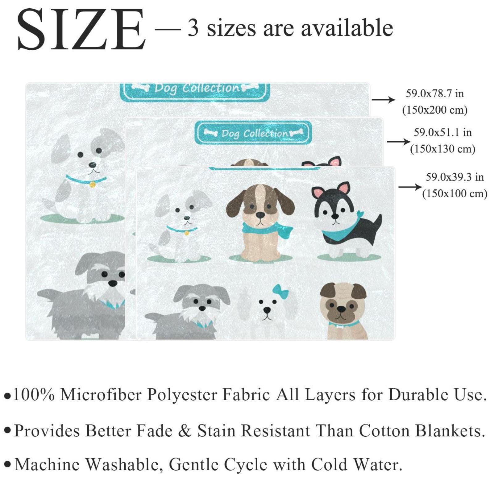 Manta de forro polar para sofá, sofá o cama, acogedoras mantas suaves y acogedoras para perros, colección 01