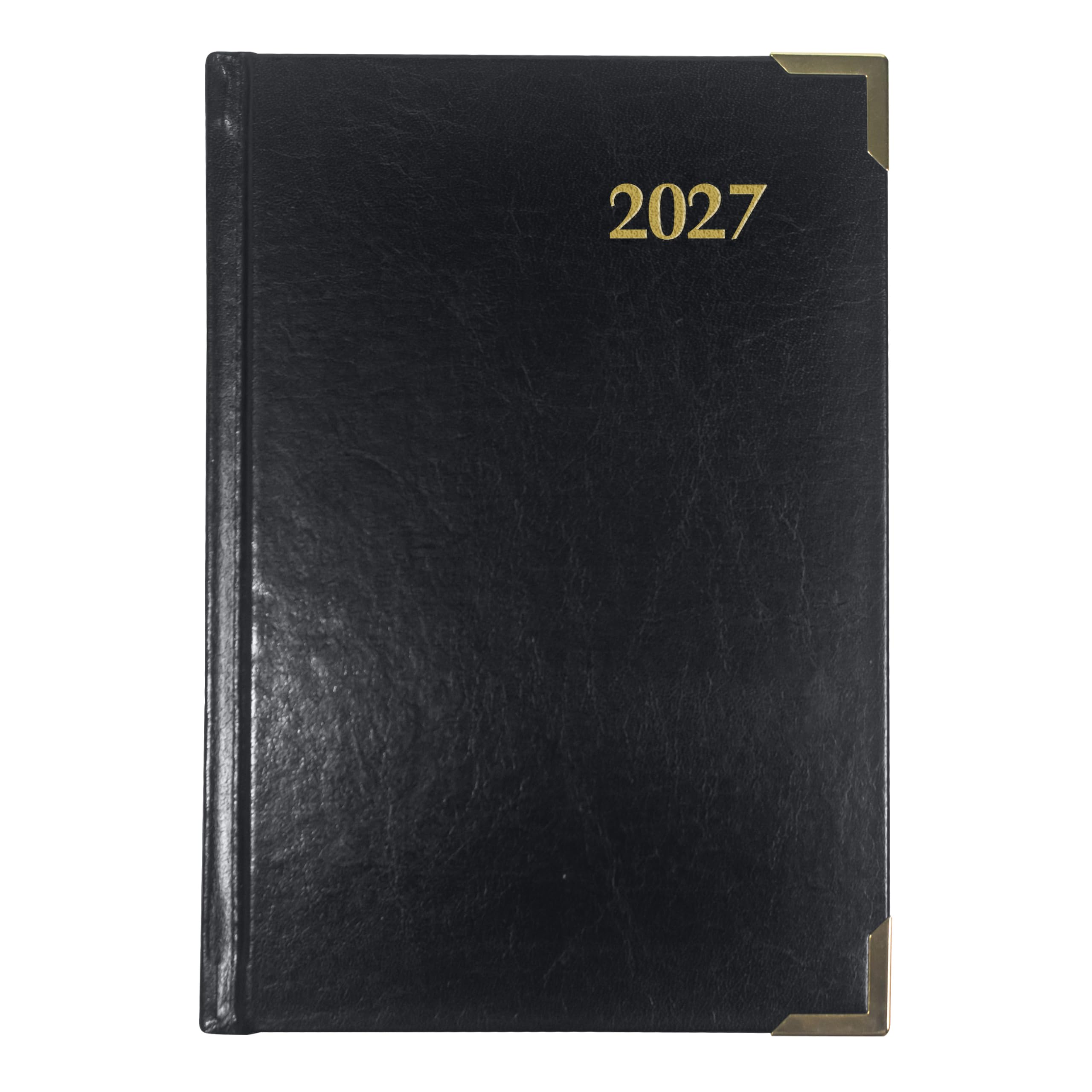 Brownline® Agenda giornaliera 2027, 12 mesi, da gennaio a dicembre, rilegatura cucita, 18,1 x 12,4 cm, nero, trilingue (CBE504)