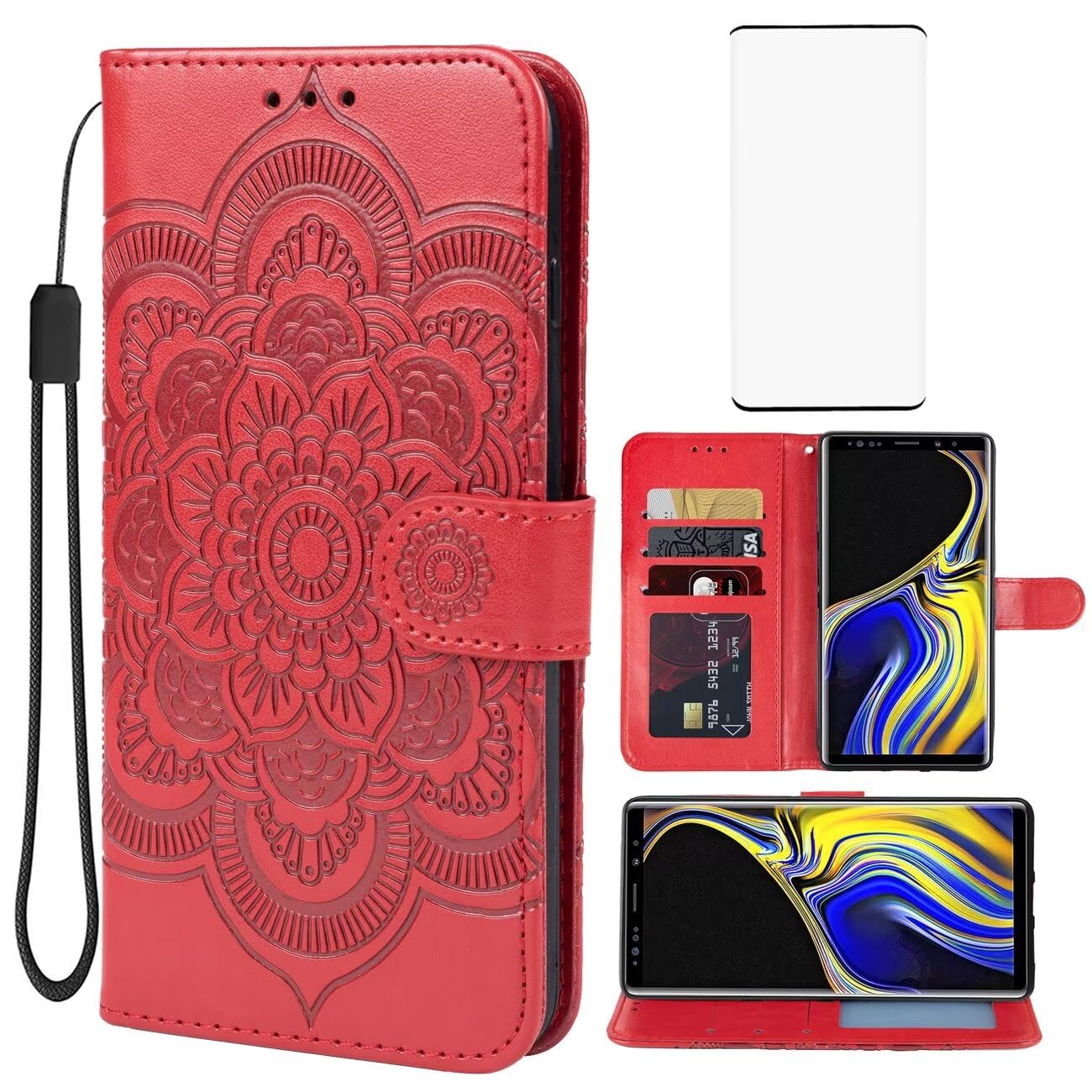 Support de téléphone Galaxy Note 9 coque cuir pour vos sorties - 8