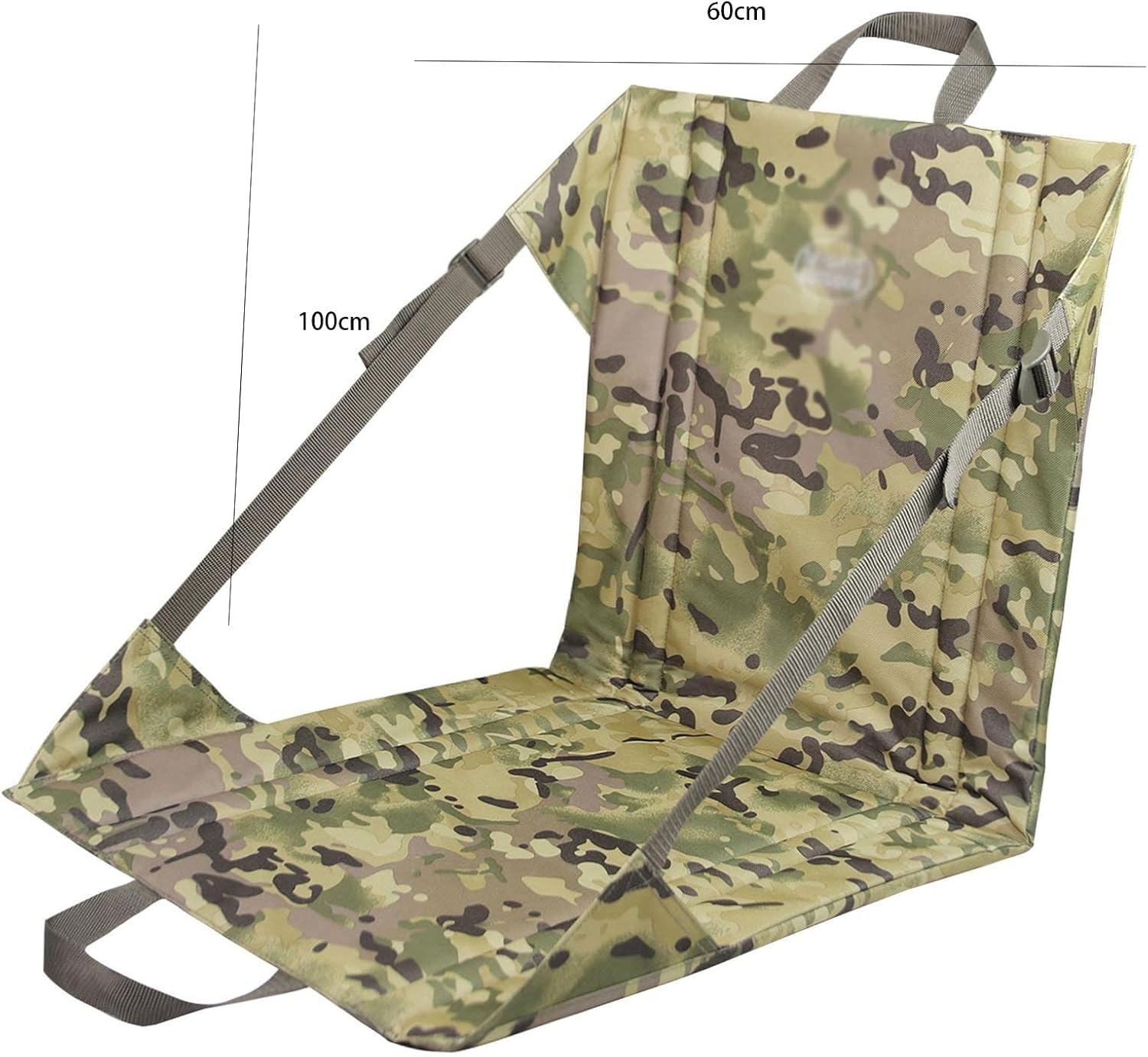 Beach Blankets Large Folding Stadium Seat Cushion Sit Mat Picnic Padded Seat Blanket Folding Chair for Camping Stadium Beach Fishing Trekking(Rojo)