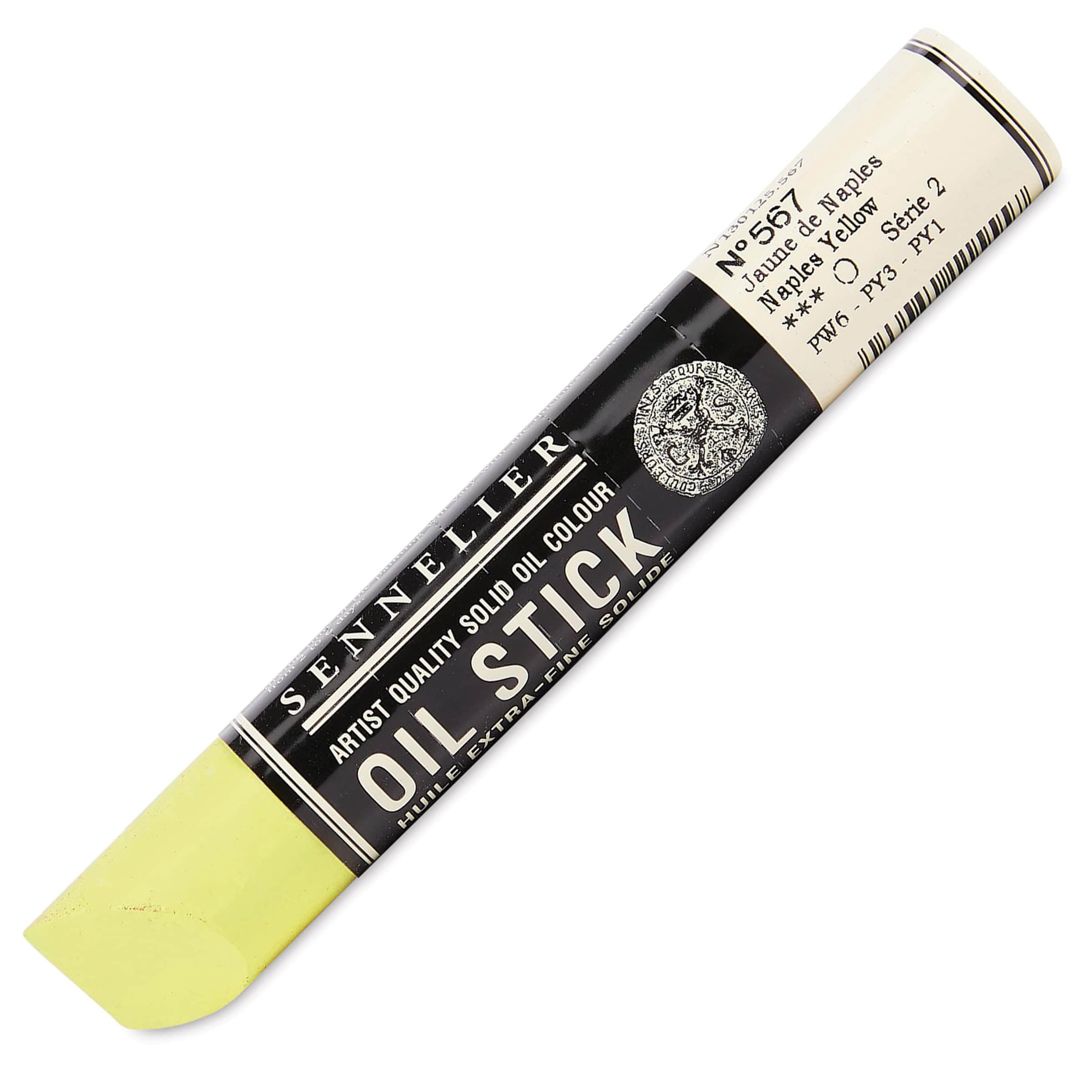 Sennelier Yellow 38Ml Extra-Fine Oil Stick Naples