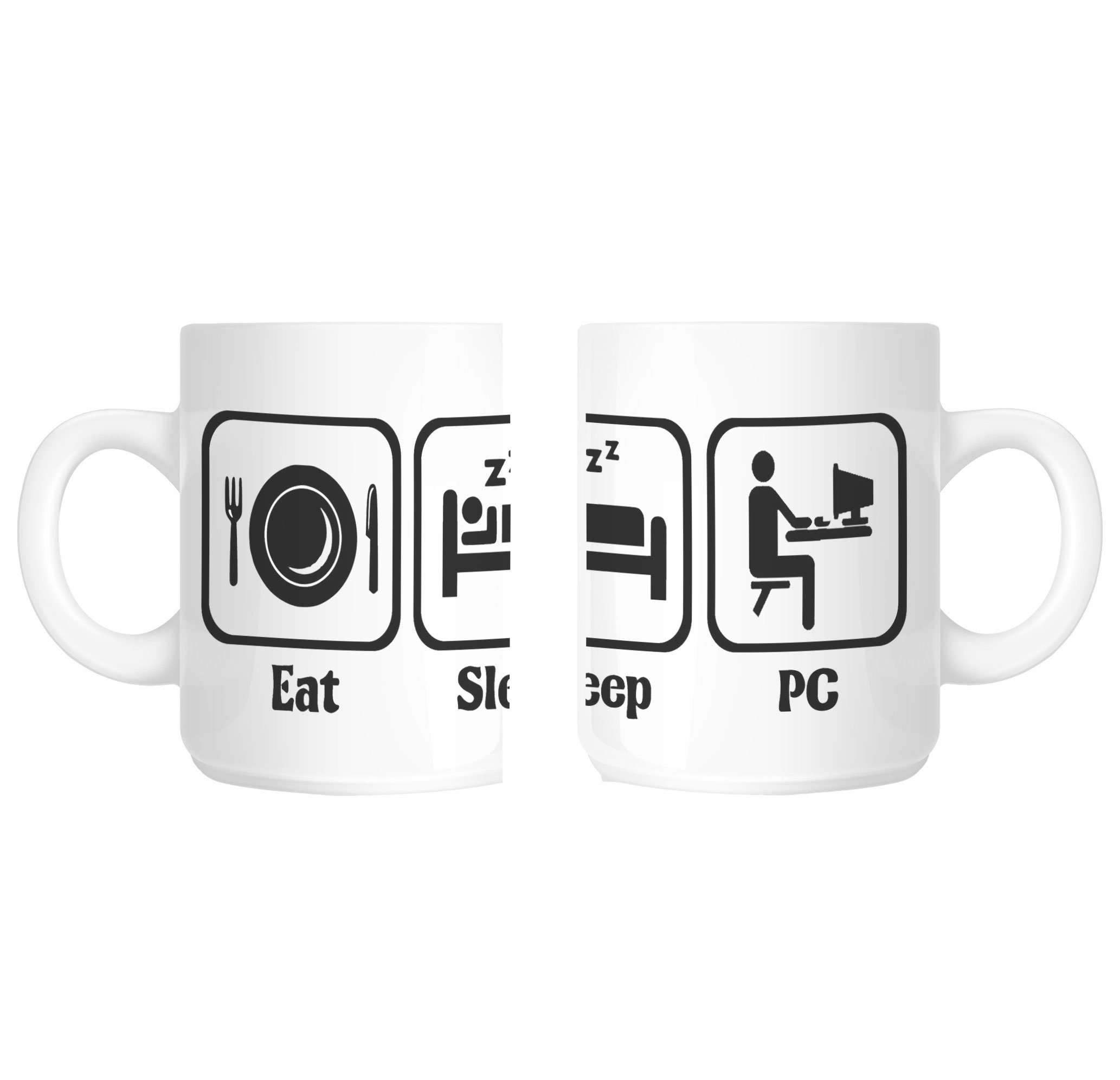 Eat Sleep PC Computer Technician Gift Mug