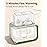 Baby Bottle Warmer, Grownsy 8-in-1 Fast Milk Warmer with Timer Breastmilk or Formula, Fits 2 Bottles, Accurate Temperature Control, with Defrost, Sterili-zing, Keep, Heat Baby Food Jars Function