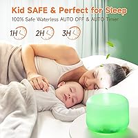 Vista 6 de Essential Oil Diffusers 500ml+6 PC Essential Oils,Remote 7 Colors Aromatherapy Diffuser,Ultrasonic Oil Diffuser Essential Oils Diffusers for