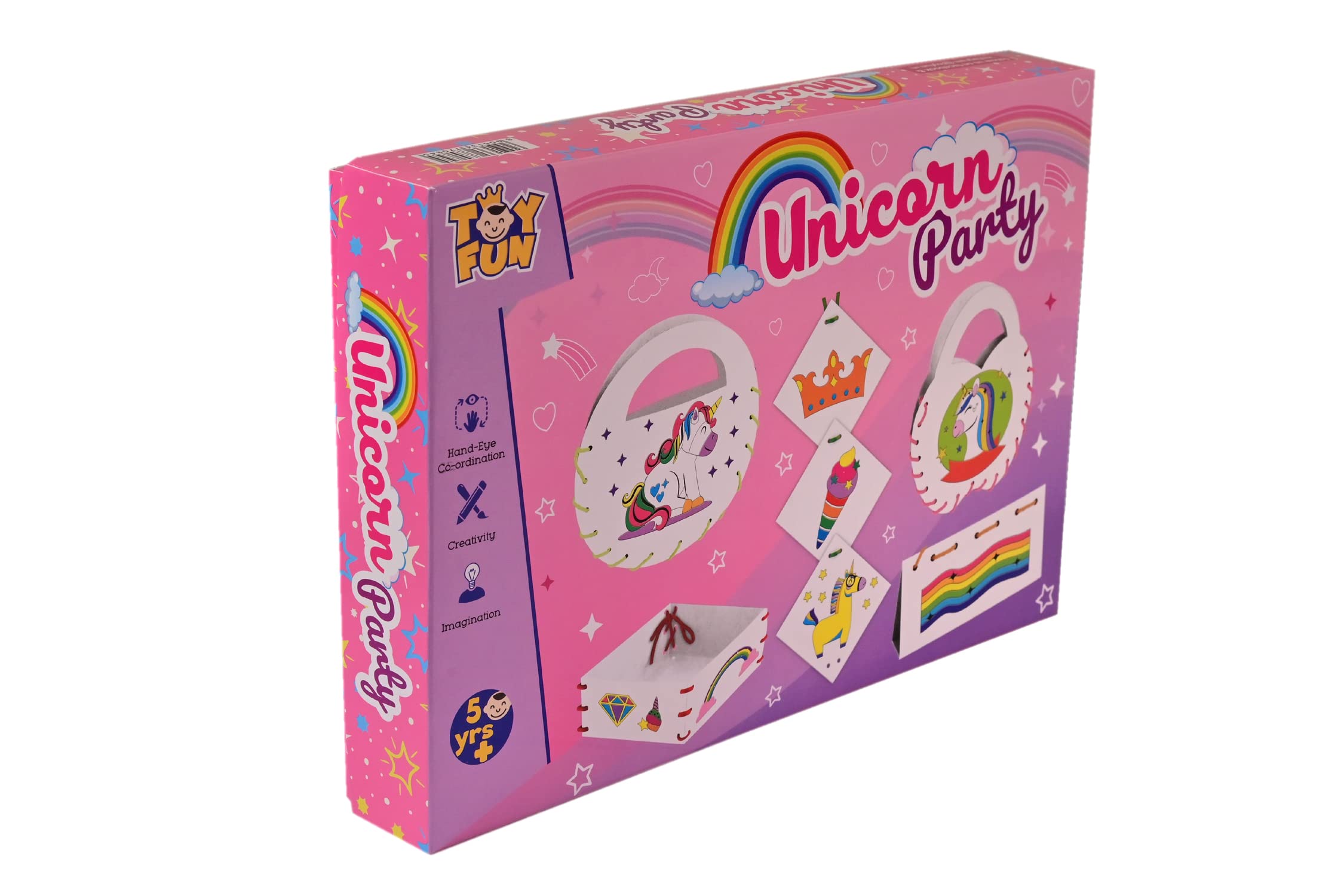 Olympia Games and Toys Unicorn Party Art and DIY Craft Kit for 3+ Age Kids (Hand -Eye co-Ordination,Creativity, Imagination) 1