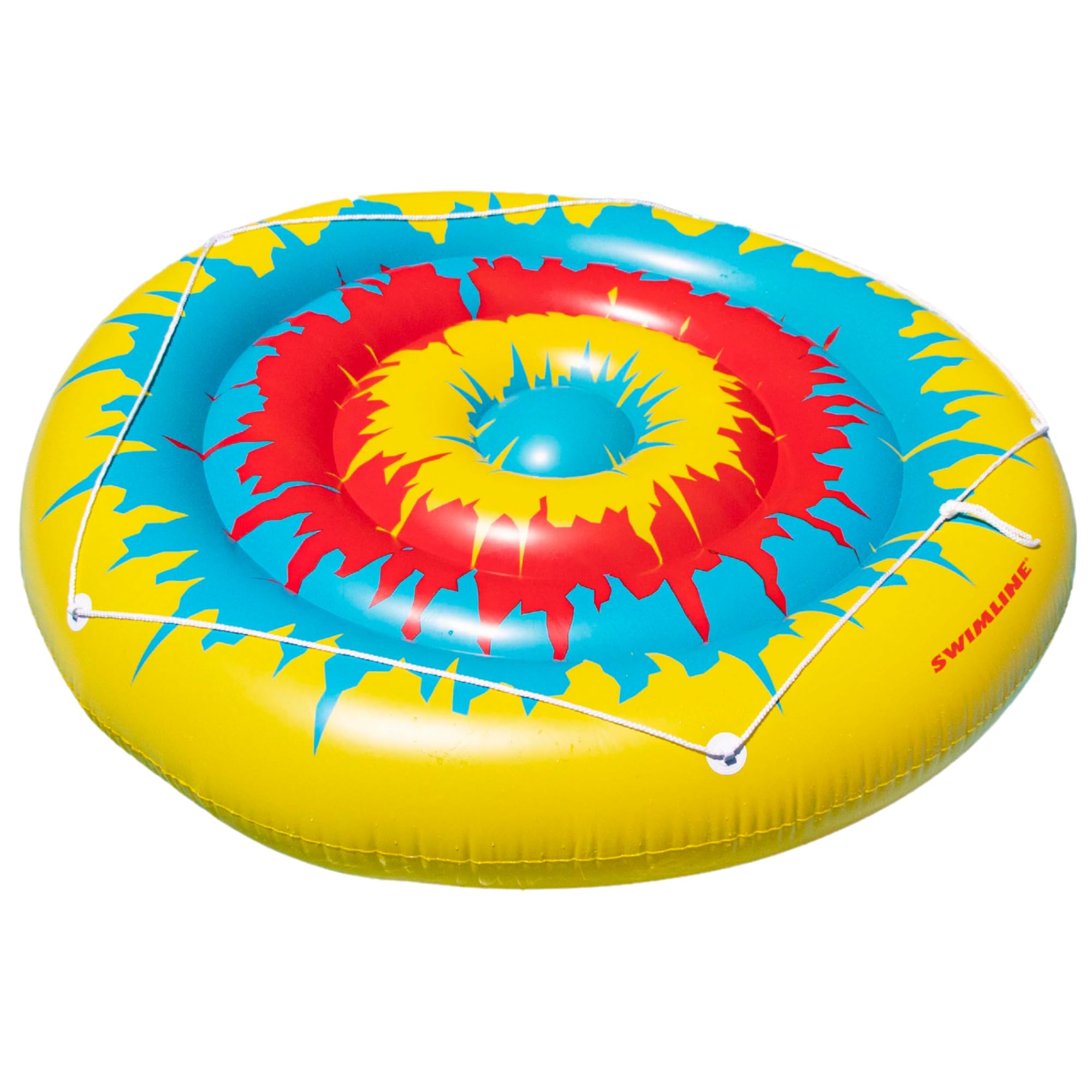 Swimline Tie Dye Island Inflatable Pool Toy 72-inch diameter