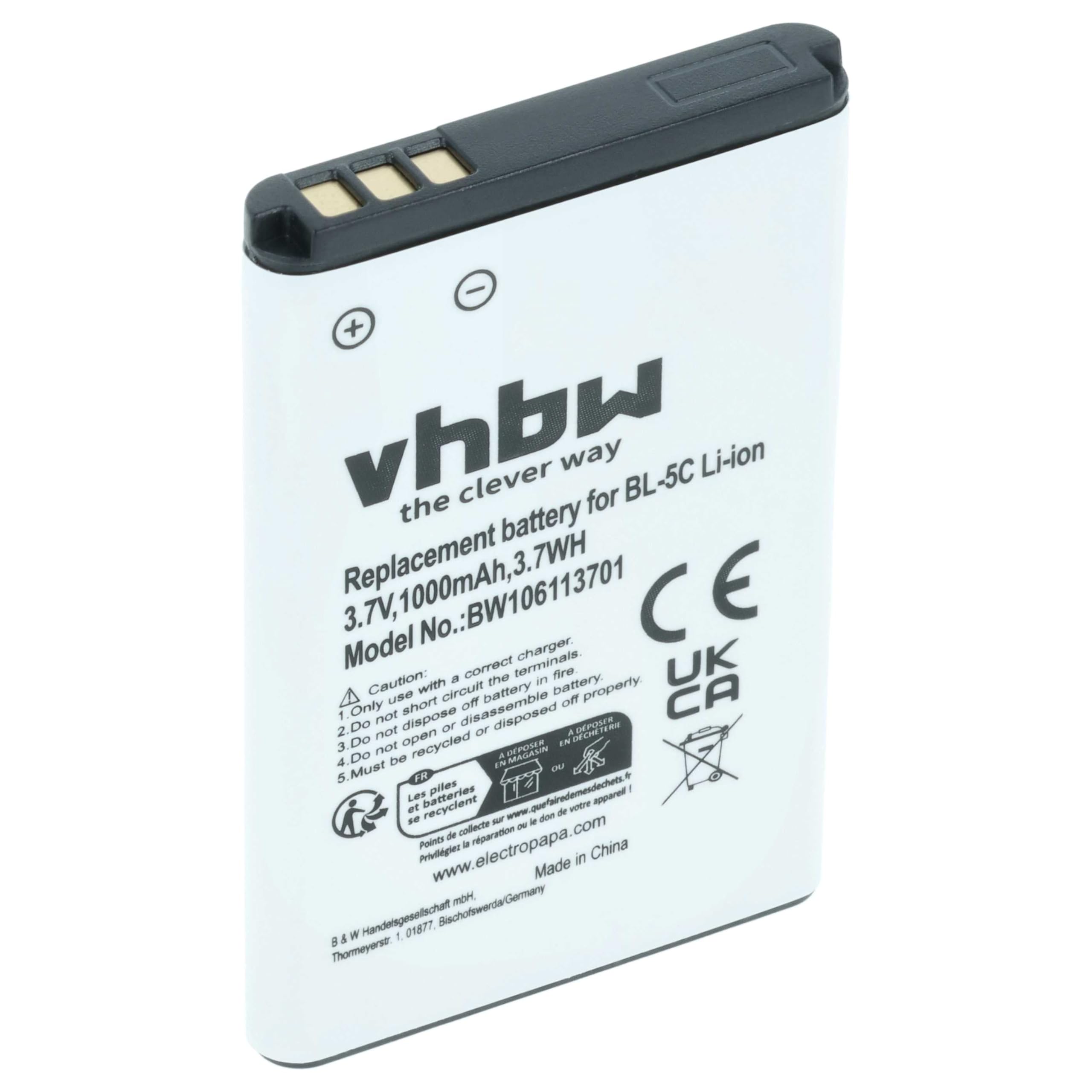 vhbw Akku passend für AVM Fritz!Fon X6 Ersatzakku