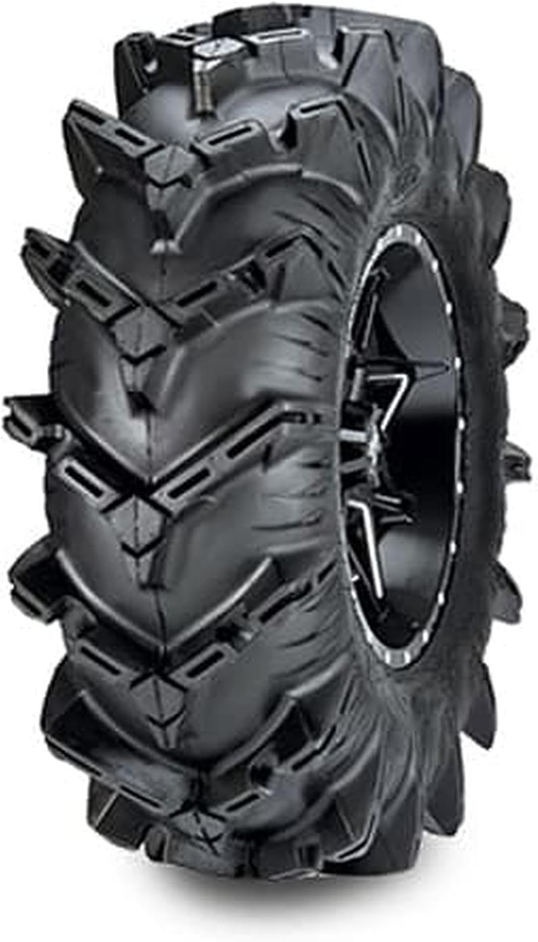ITP Cryptid 28X10.00-14 85D C ATV/UTV Tire | ATV & UTV Mud Terrain All Season Traction 85F Rated 6 Ply Bias Construction Black Sidewall Tire