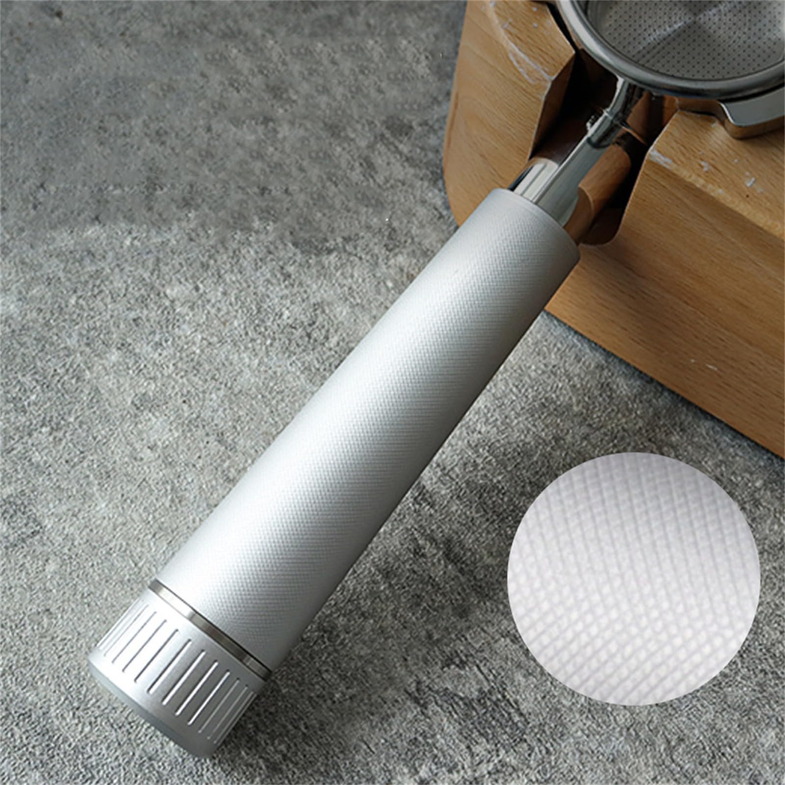 Mango de filtro de portafiltro con parte inferior para Breville8 Series 870/880/875/878, accesorios de máquina de café espresso, larga vida útil, prácticos y fáciles de usar, accesorios finos