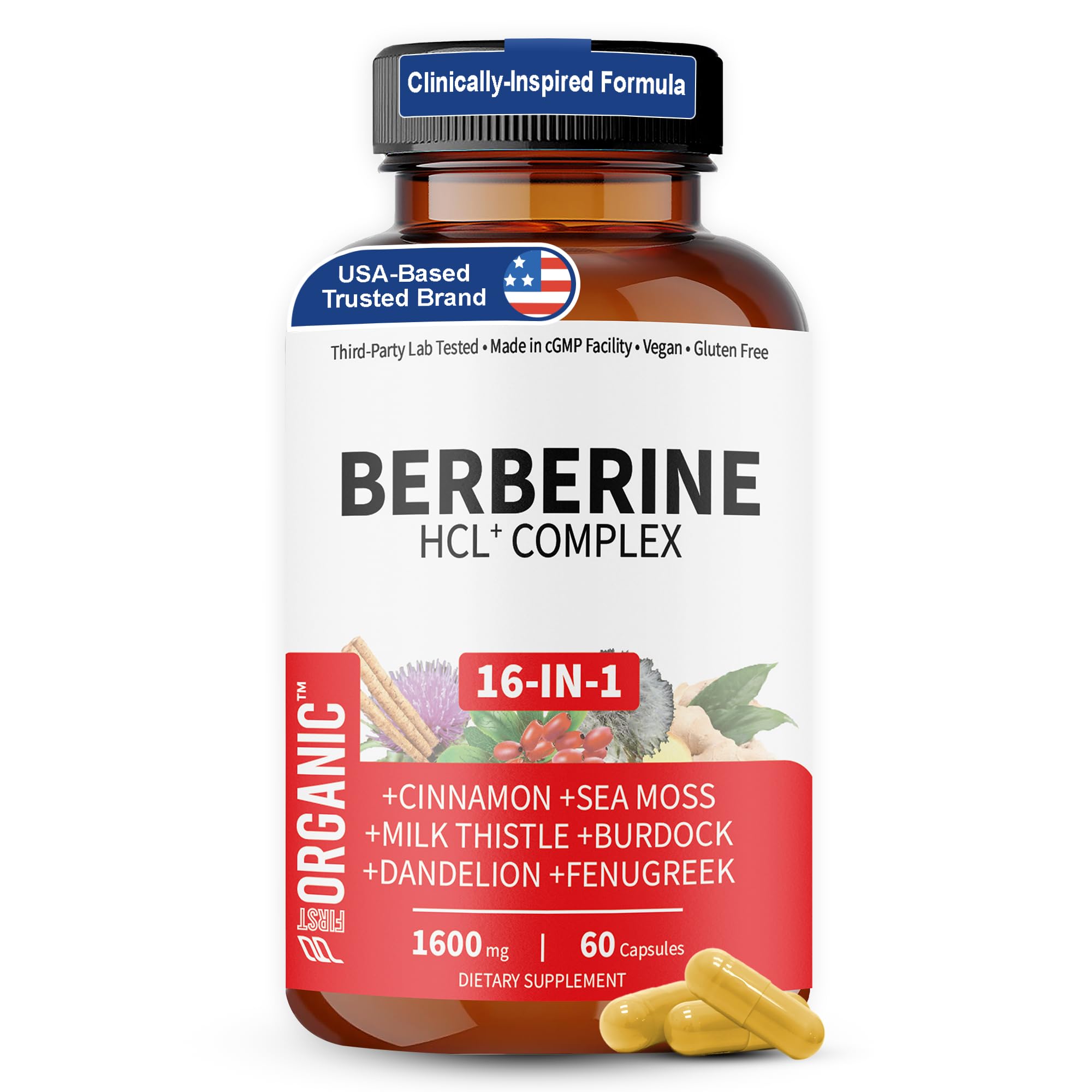 Amazon.com: Premium Berberine Complex | Multi-Ingredient Botanical