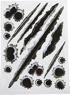 MOTIM 3D Bullet Hole Car Stickers