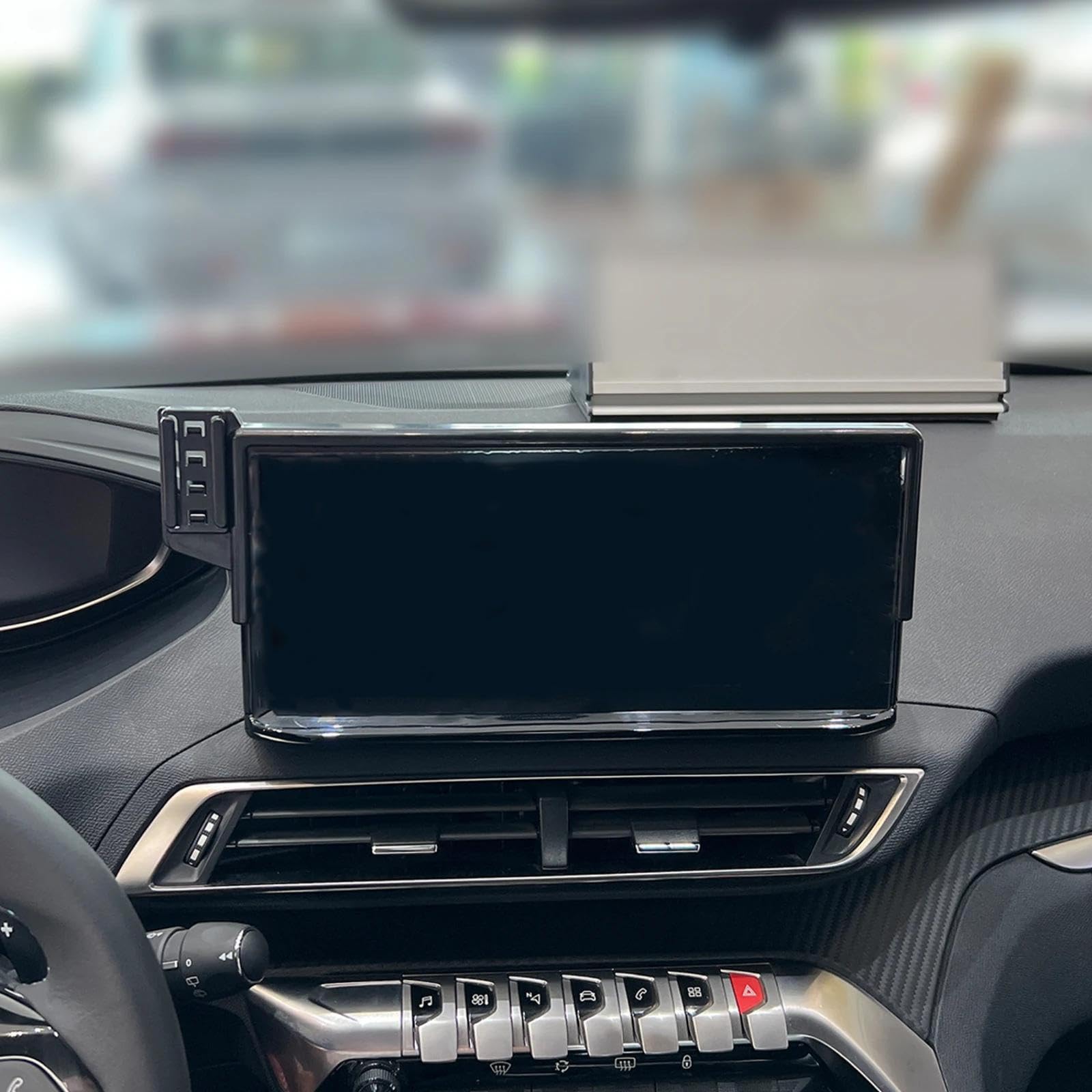 Soporte Móvil Coche para Peugeot 3008 2021-2023, Soporte para teléfono móvil para Coche Soporte para GPS Soporte de navegación