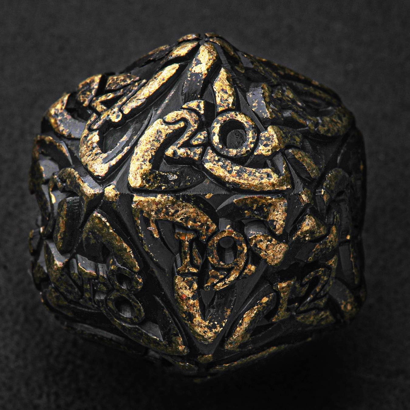 Endless Dice Life Counter D20 Dice Spindown Solid Metal Extra Large Extra Heavy for MTG Magic The Gathering EDH Commander Metal Counter Countdown