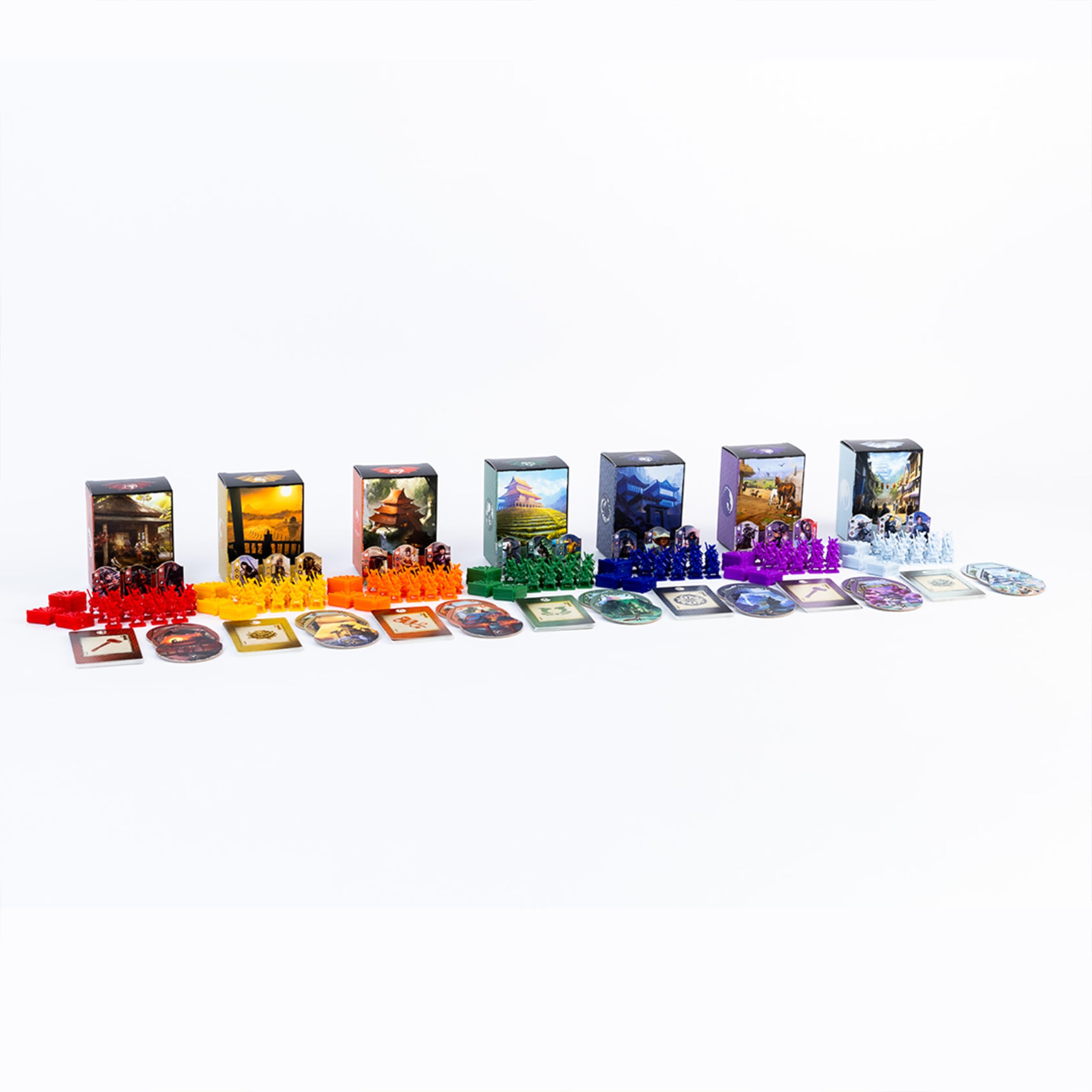 Asmodee – Gunsen: Schlacht für Tomhi RANBO – strategisches Brettspiel für Experten zum Thema Samurai – Gesellschaftsspiel für Familien und Freunde – 2-6 Spieler – 14+ Jahre – Italienische Ausgabe