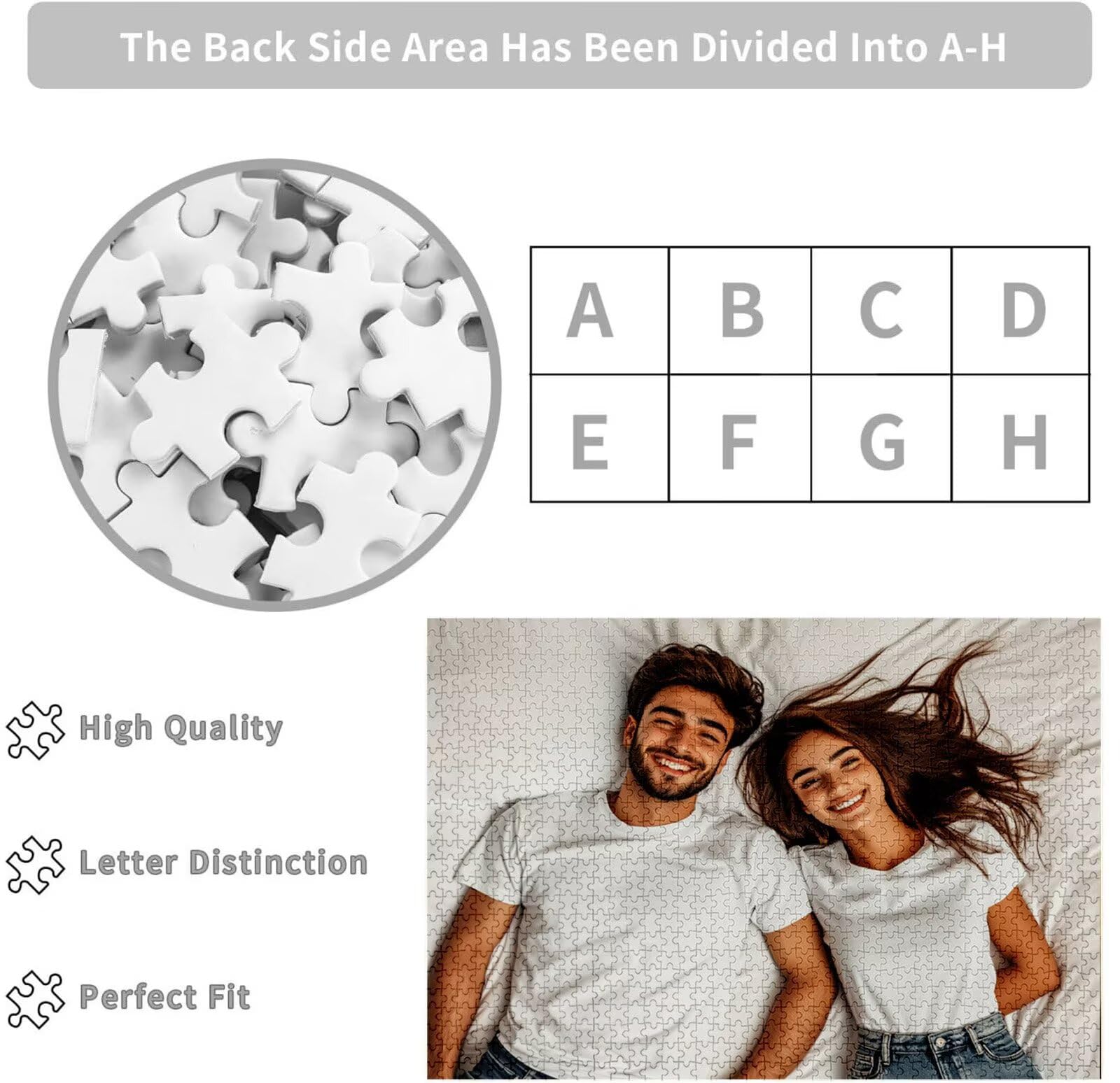Puzzle Personalizado con Foto Personalizado con Foto Rompecabezas Personalizada con Imagen HD, Texto o Nombre Navidad Halloween Día del Niño Juegos de Inteligencia Regalos para Niños Amigos C-527