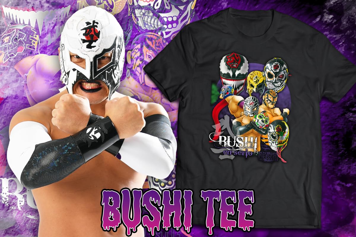 Amazon.co.jp: 新日本プロレスリング Tシャツ BUSHI イラスト 2023 XL