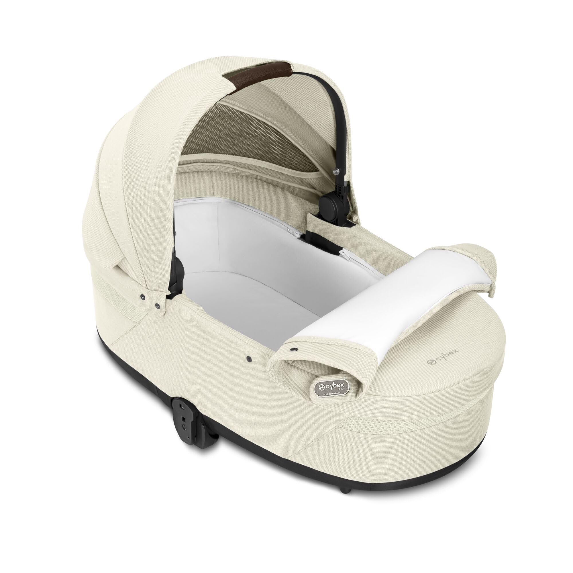 CYBEX Gold COT S LUX, Od urodzenia do ok. 6 miesięcy (max. 9 kg), Dla CYBEX Balios S Lux i Talios S Lux, Seashell Beige