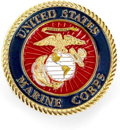 Aminco Logotipo del Cuerpo de Marines de los Estados Unidos, rojo, 2