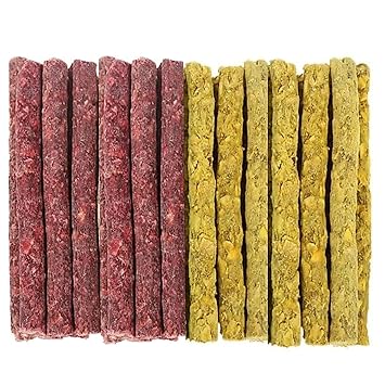 VIP Collection Dog Chew Sticks, Munchie Sticks Mix Flavors Chew Sticks Treat Snacks for All Breed Dogs of All Life Stages (Chicken+Mutton, Pack of 400 Grams)