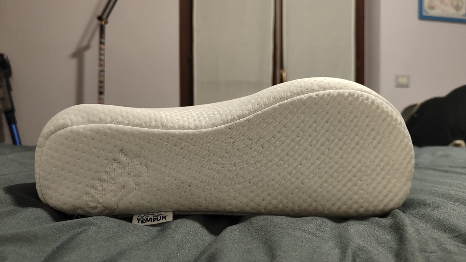 Cuscino Cervicale TEMPUR Basso - Ergonomico Per Chi Dorme Su Fianco E Schiena - Foto 3