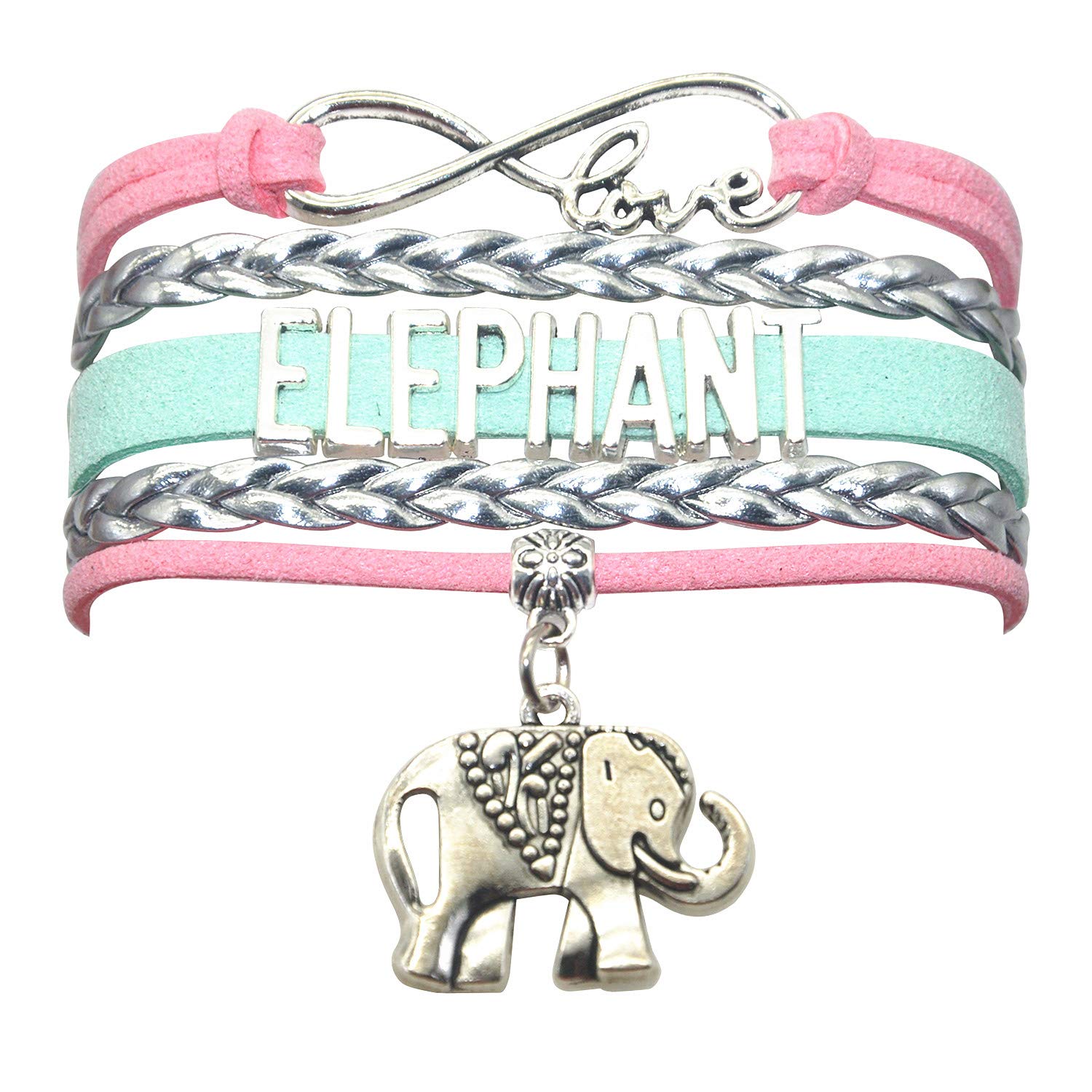 Elephant Bracelet Jewelry Infinity Love Elephant Gifts Elephant