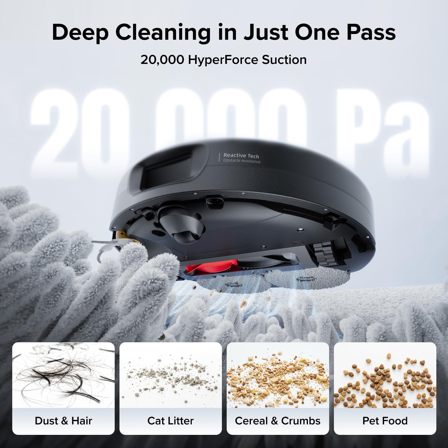 roborock 2026 New Qrevo 2 Pro Robot Vacuum and Mop, 20,000Pa Suction view 3