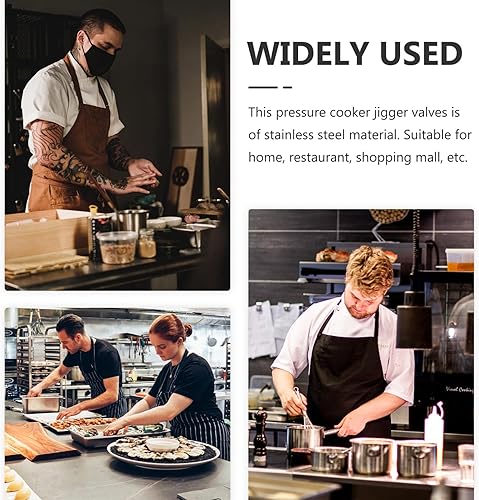 Miniatura 8 de Válvulas de Jigger de olla a presión universal Válvula de alivio de olla de presión Válvula de escape Válvulas de alivio de olla a presión de